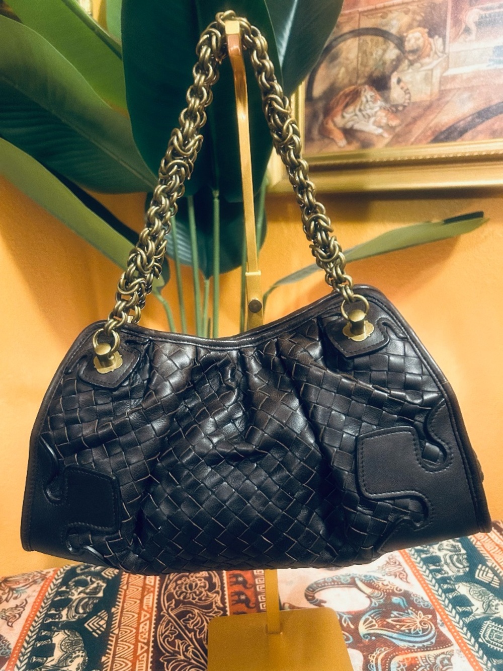 Bottegga Veneta Small Chain Shoulder Bag